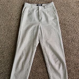 Reformation Striped Mom Jeans